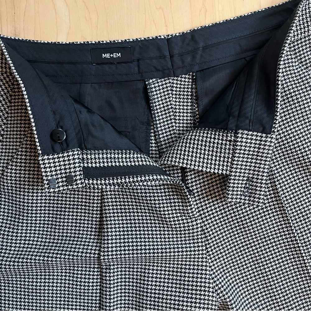 ME+EM Houndstooth Trousers
